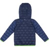 Peek Through Jacket, Navy Dinosaur - Jackets - 5