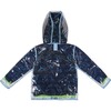 Peek Through Jacket, Navy Dinosaur - Jackets - 6