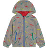 Boys Grey Windbreaker, Grey - Jackets - 1 - thumbnail