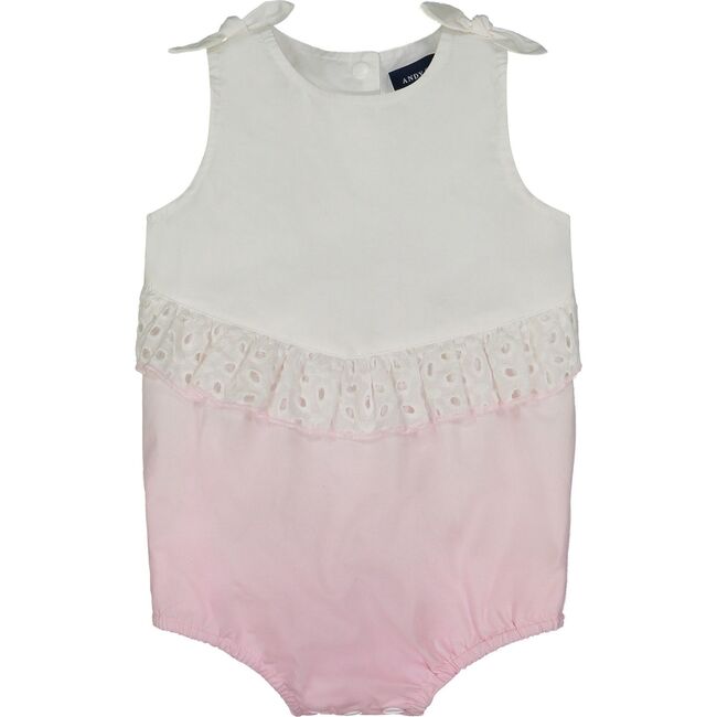 Baby Poplin Ombre Bubble, Pink Ombre