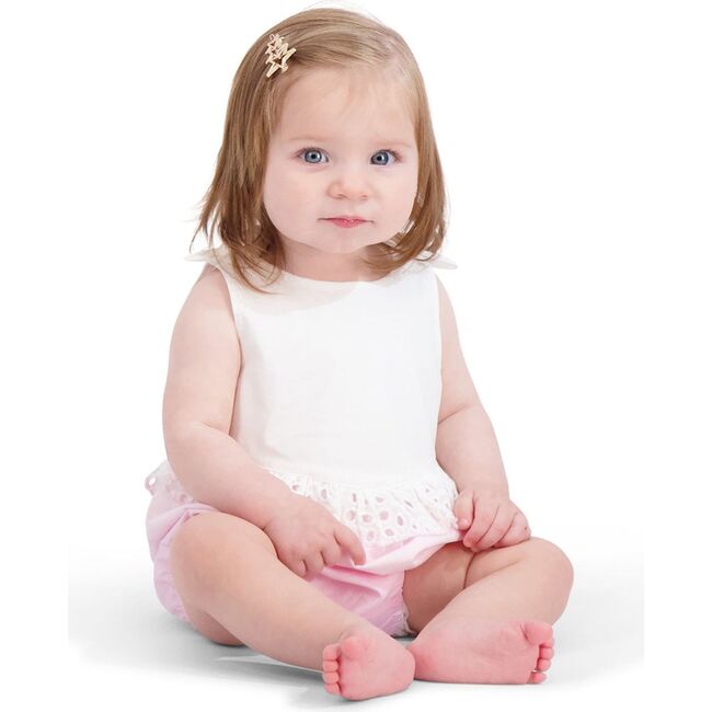 Baby Poplin Ombre Bubble, Pink Ombre - Onesies - 2