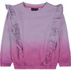 Baby Ruffle Sweatshirt Legging Set, Purple Ombre - Mixed Apparel Set - 3