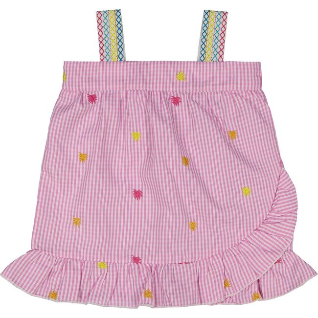 Baby Gingham Ruffle Set, Pink - Mixed Apparel Set - 3