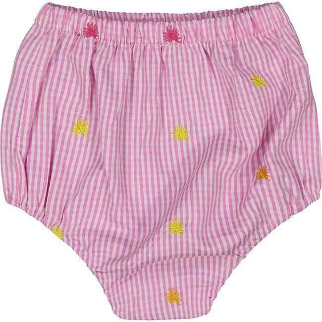Baby Gingham Ruffle Set, Pink - Mixed Apparel Set - 4