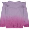 Baby Ruffle Sweatshirt Legging Set, Purple Ombre - Mixed Apparel Set - 6