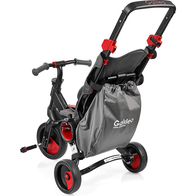 Galileo Premium Strollcycle, Red - Bikes - 3