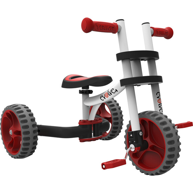 Evolve 3-in-1 Tricycle & Balance Bike, Red
