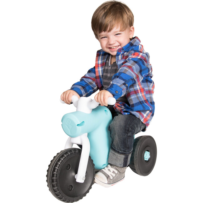 Toyni Tricycle Balance Bike, Blue - Tricycle - 3