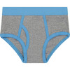 Boys Eight Pack Briefs - Series 2, Grey Animals - Underwear - 9
