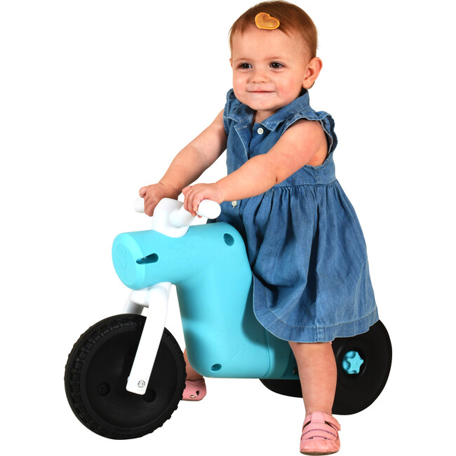 Toyni Tricycle Balance Bike, Blue - Tricycle - 4