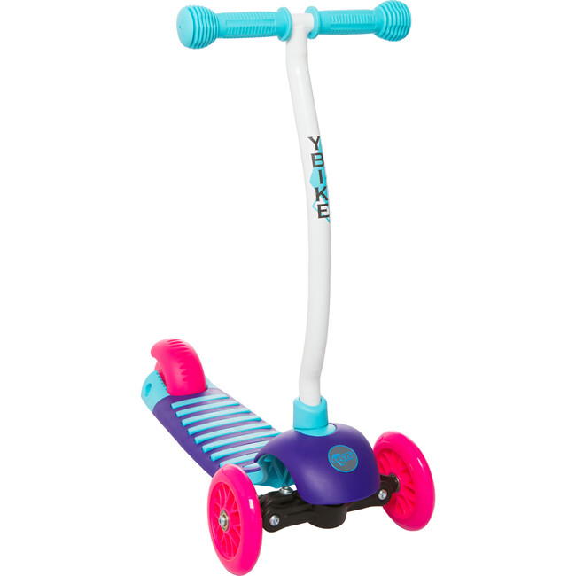 Kids Cruze 3-Wheel Kick Scooter, Raspberry - Scooters - 1