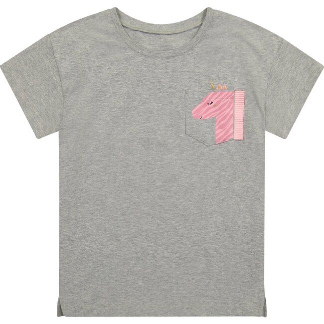 Short Sleeve T-Shirt, Pink - T-Shirts - 1