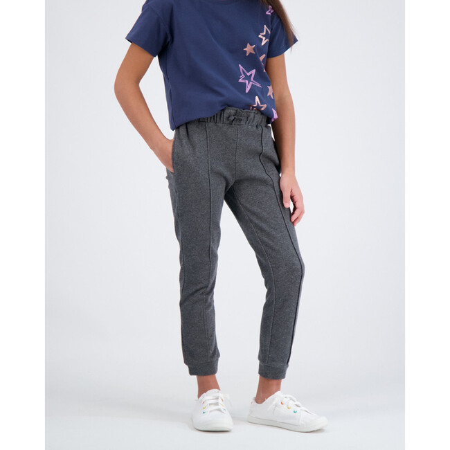 Ruffle Jogger, Grey