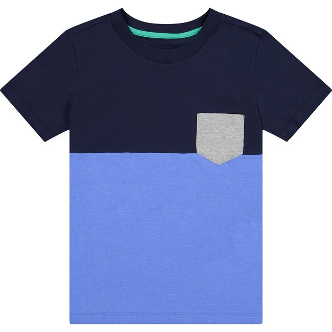 Colorblock T-Shirt, Blue