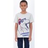 Dino Graphic Short Sleeve T-shirt, Grey - Tees - 4