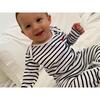 Pima Onesie, Navy Stripes - Onesies - 5
