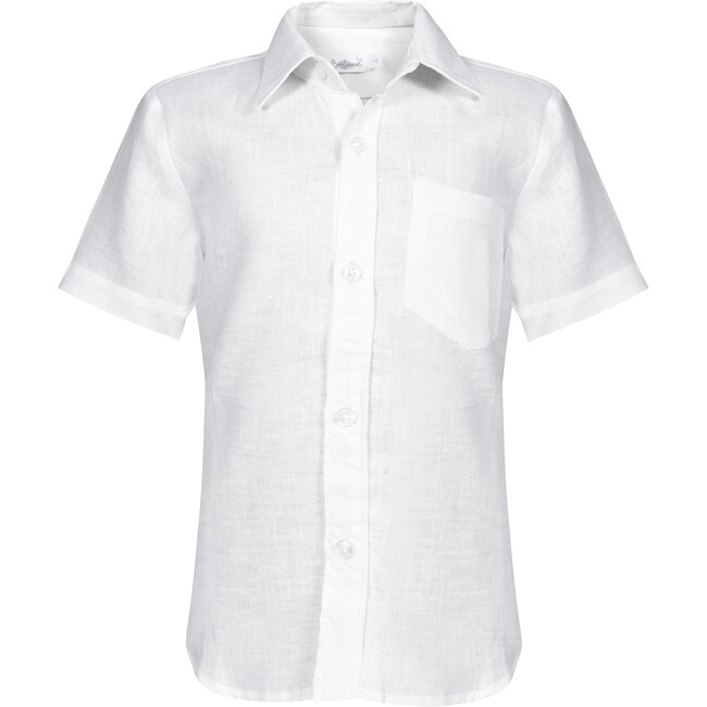Mathieu Boy Shirt, White