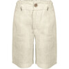 Linen Boy Shorts, Oatmeal - Shorts - 1 - thumbnail