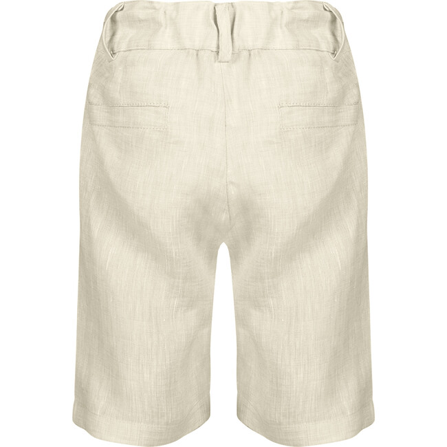 Linen Boy Shorts, Oatmeal - Shorts - 3