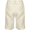 Linen Boy Shorts, Oatmeal - Shorts - 3