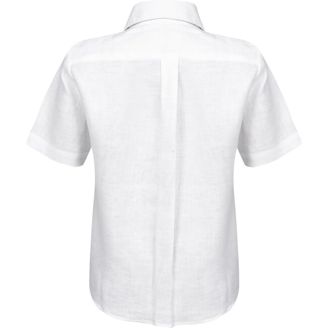 Mathieu Boy Shirt, White - Shirts - 3