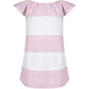 Madeline Girls Dress, Pink & White - Dresses - 1 - thumbnail