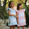 Madeline Girls Dress, Pink & White - Dresses - 2