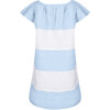 Madeline Girls Dress, Baby Blue & White - Dresses - 3