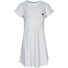 Pima Dress, Gray Stripes - Dresses - 1 - thumbnail