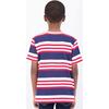 Striped Pocket T-Shirt, Red White and Blue - Tees - 3 - thumbnail