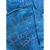 Baby Back Embroidery Denim Jacket, Medium Blue - Jackets - 2