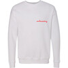 Adult Classic Crewneck Fleece, White - Sweatshirts - 1 - thumbnail