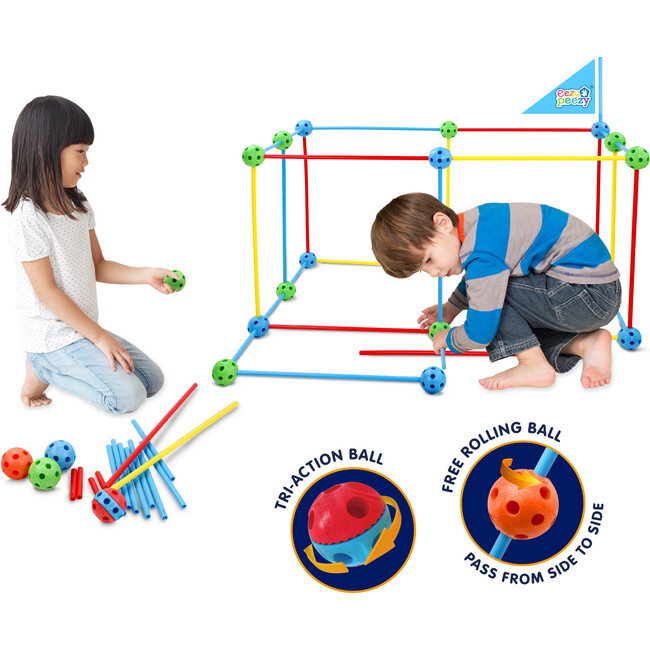 Connect N Build, 79 Pieces - STEM Toys - 4