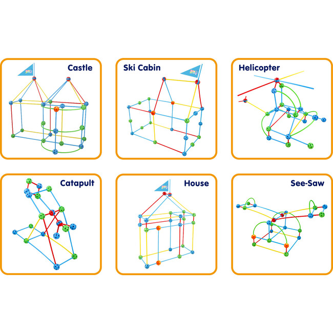 Connect N Build, 79 Pieces - STEM Toys - 5