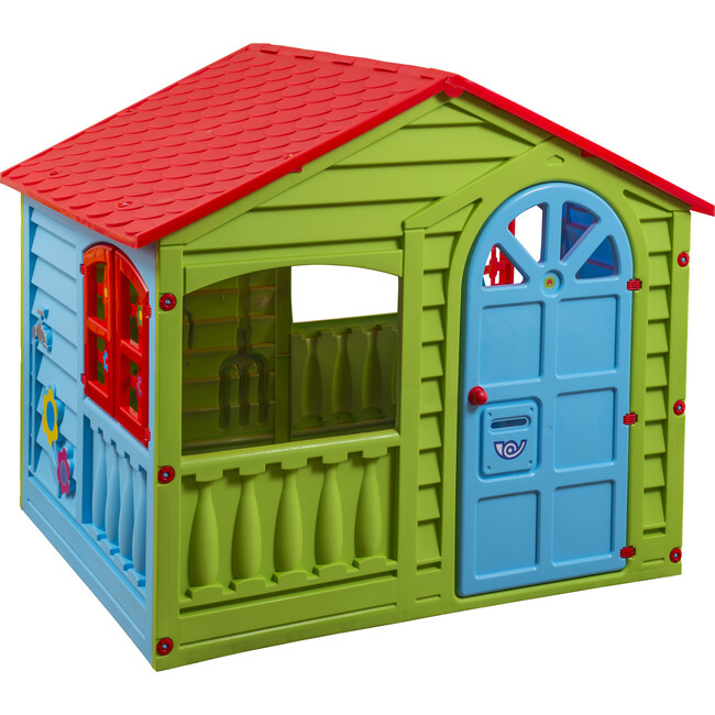 House of Fun, Green, Red & Blue - Playhouses - 1