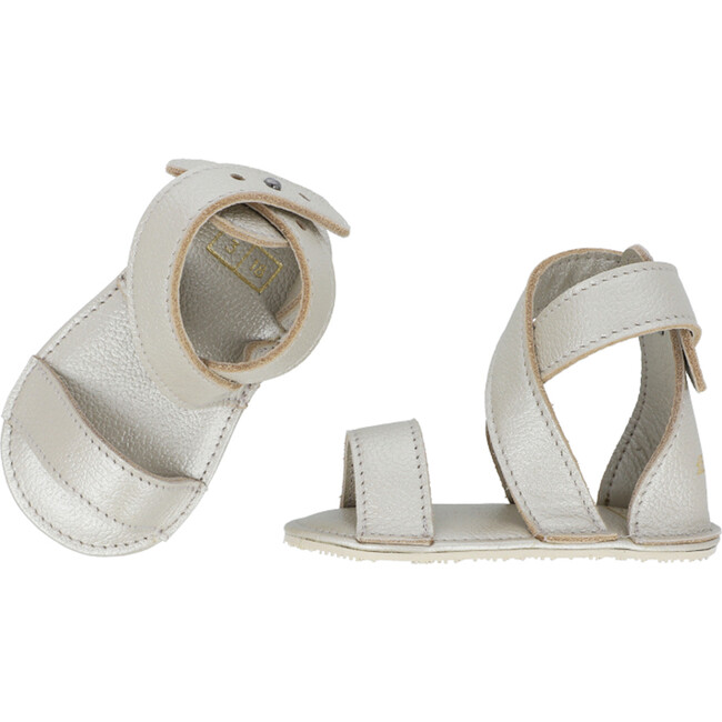Gladie Ankle Strap Sandals, Dove - Sandals - 1