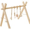 Natural Wood Gym with Macrame Toys - Activity Gyms - 4