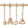 Natural Wood Gym with White Toys - Activity Gyms - 2 - thumbnail