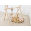 Natural Wood Gym with Gray Toys - Activity Gyms - 5