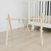 Natural Wood Gym with Gray Toys - Activity Gyms - 6