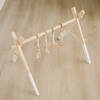 White Wood Gym with Macrame Toys - Activity Gyms - 3