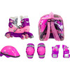 Inline Training Skate Combo Set, Pink/Purple - Sports Gear - 1 - thumbnail