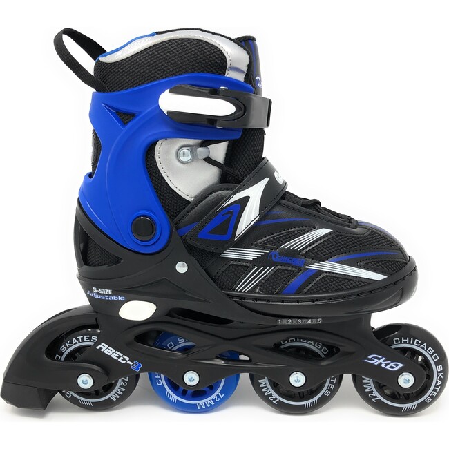 Adjustable Inline Skates, Blue/Black - Sports Gear - 3