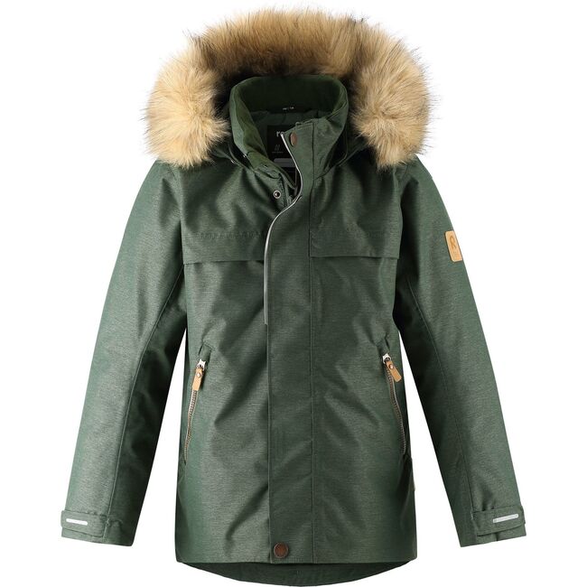 *Exclusive* Reimatec Winter Jacket, Outa Green - Coats - 1