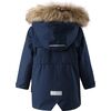 Mutka Reimatec Winter Jacket with Faux Fur Hood, Navy - Parkas - 2