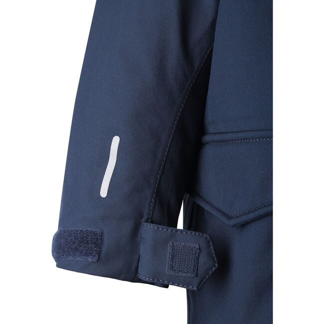 Mutka Reimatec Winter Jacket with Faux Fur Hood, Navy - Parkas - 5