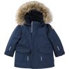 Mutka Reimatec Winter Jacket with Faux Fur Hood, Navy - Parkas - 7