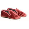 Velvet Slippers, Red - Slippers - 1 - thumbnail