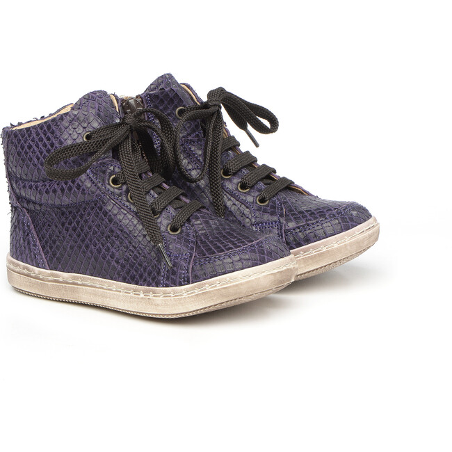 Lace-Up Sneakers, Purple