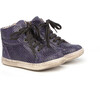 Lace-Up Sneakers, Purple - Sneakers - 1 - thumbnail